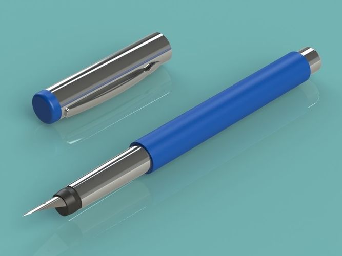 Fountain Pen 3D model