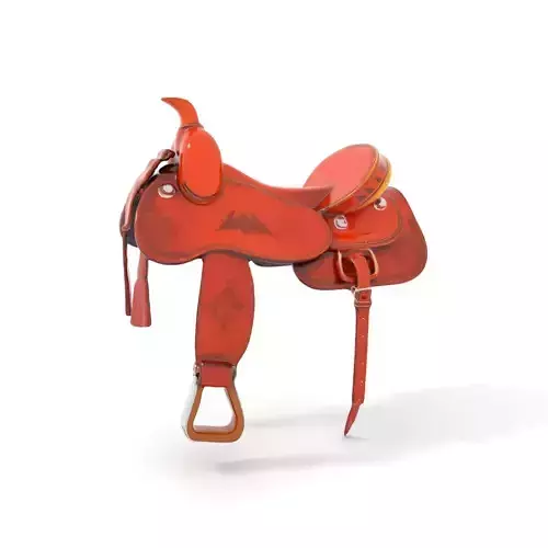 Classic Western Saddle model pack