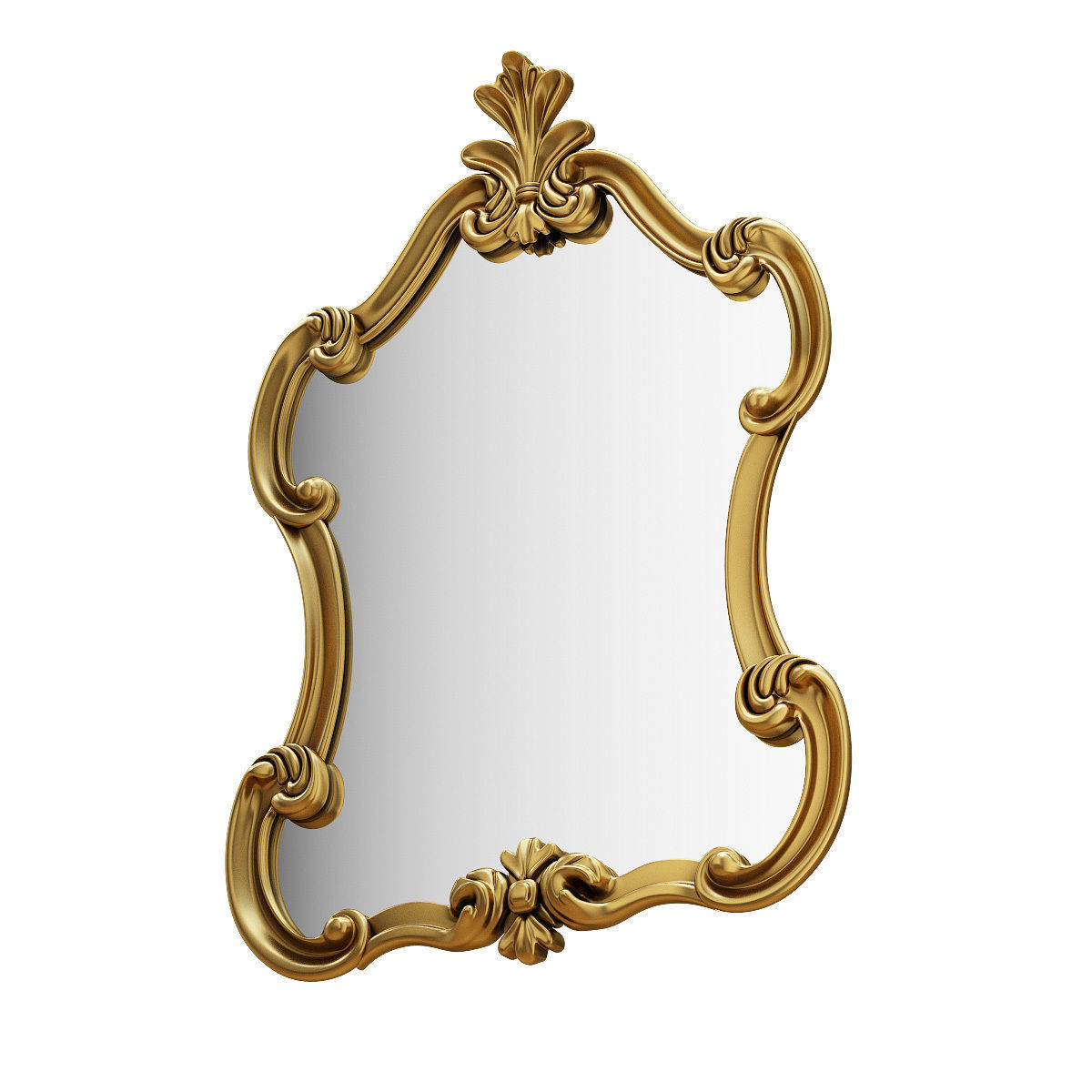 Mirror Furnish Monsieur Low-poly 3D model_1