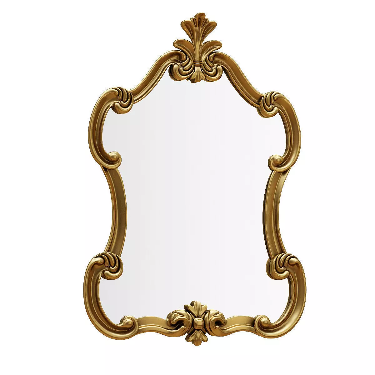 Mirror Furnish Monsieur Low-poly 3D model_0
