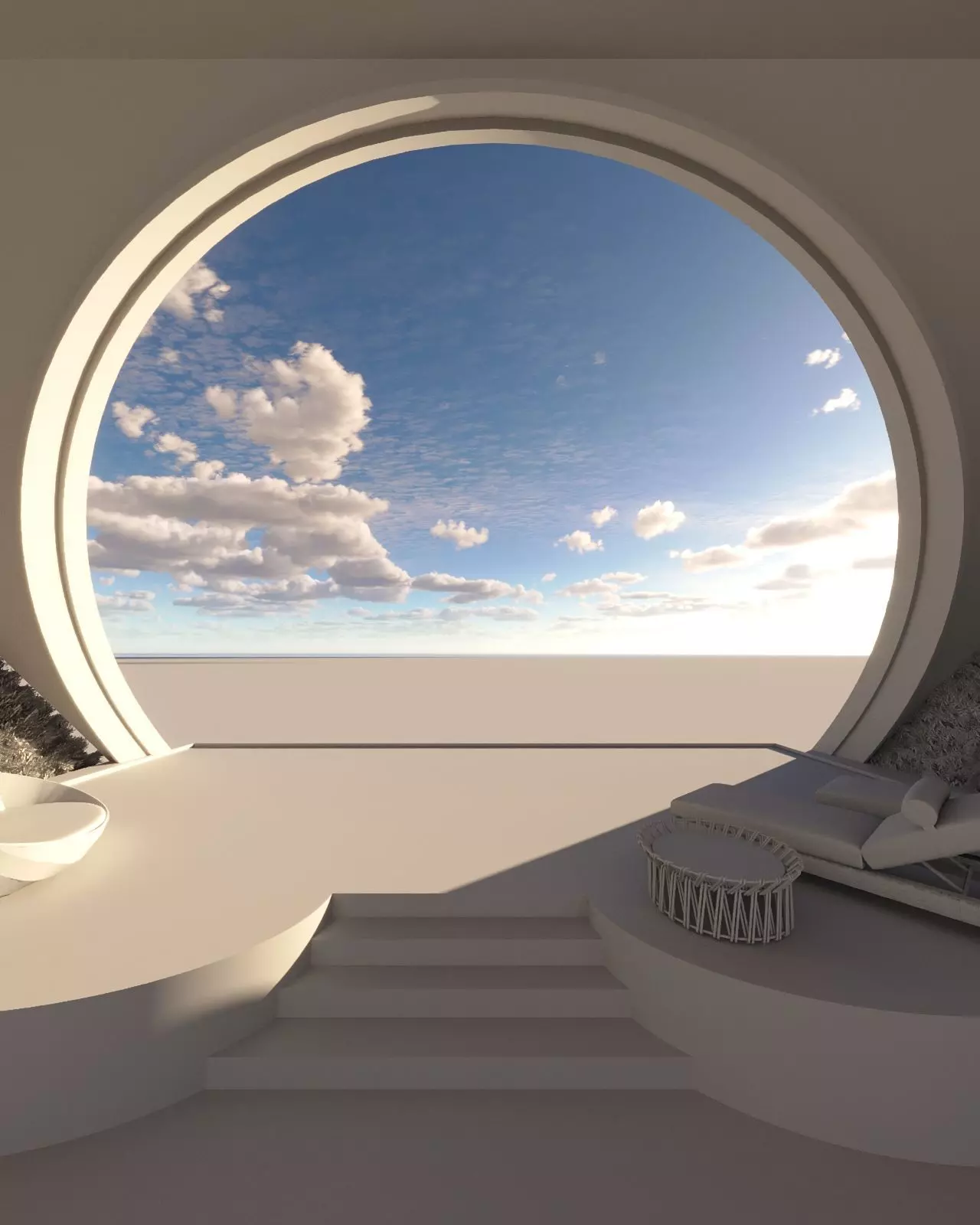 COMO Uma Canggu Pool 3D model_2