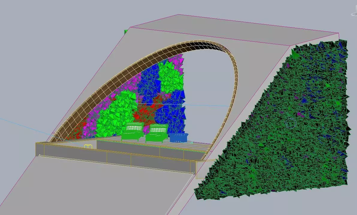 COMO Uma Canggu Pool 3D model_13