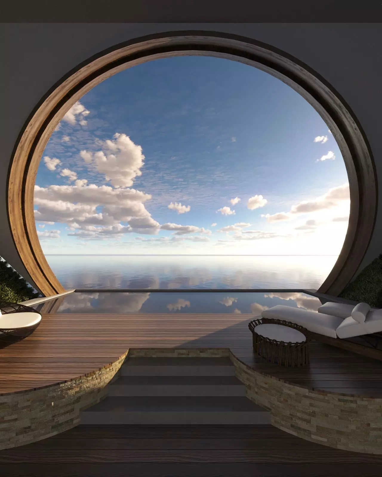 COMO Uma Canggu Pool 3D model_1