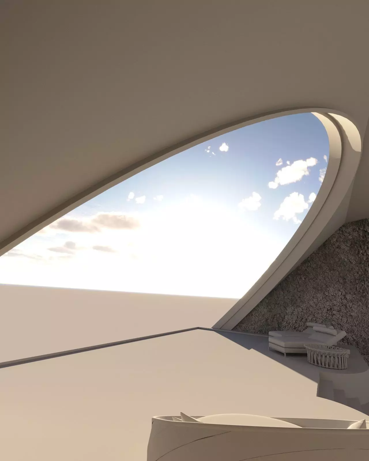 COMO Uma Canggu Pool 3D model_3