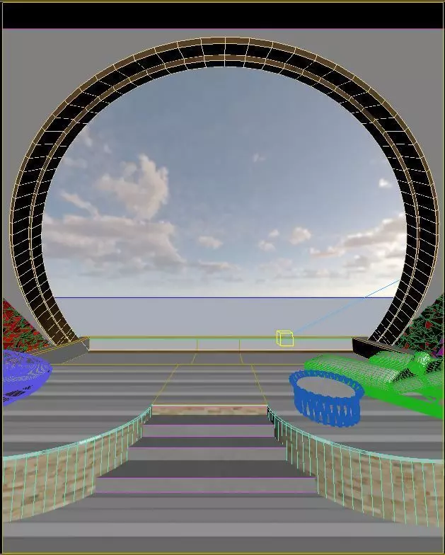 COMO Uma Canggu Pool 3D model_4