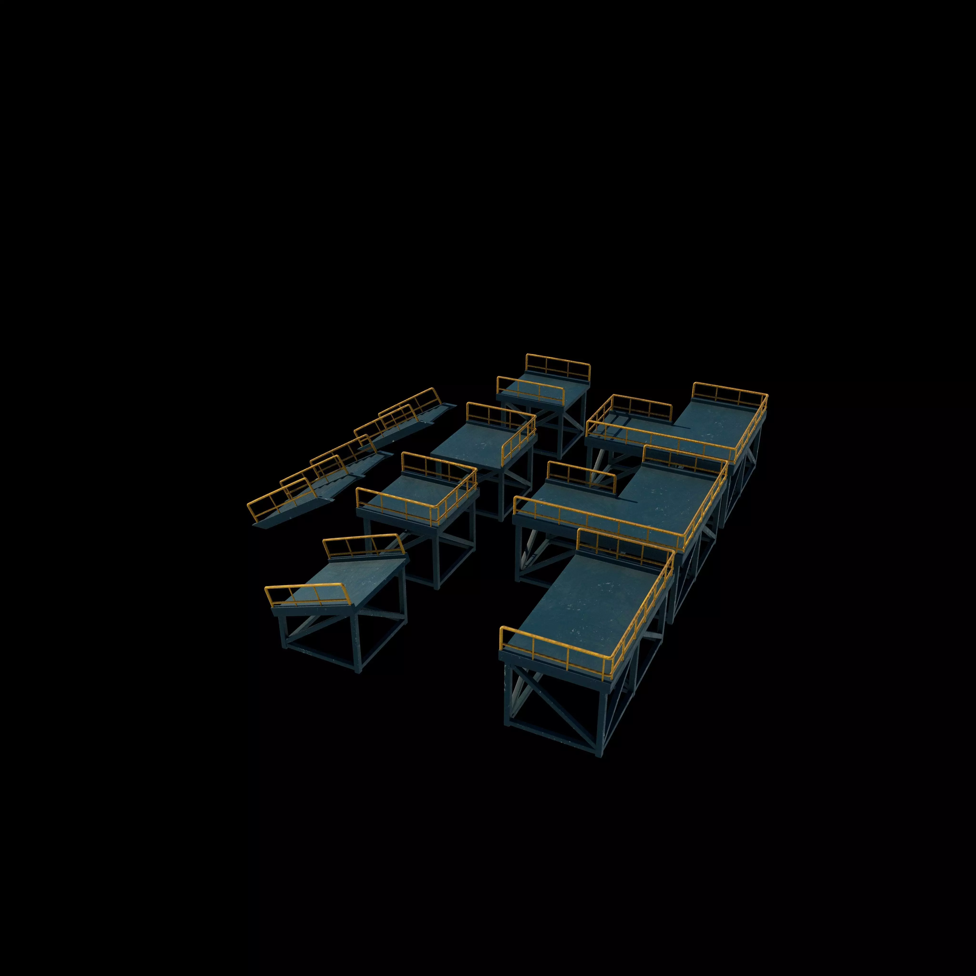 Modular Platform 3D model_5