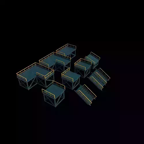 Modular Platform  3D model