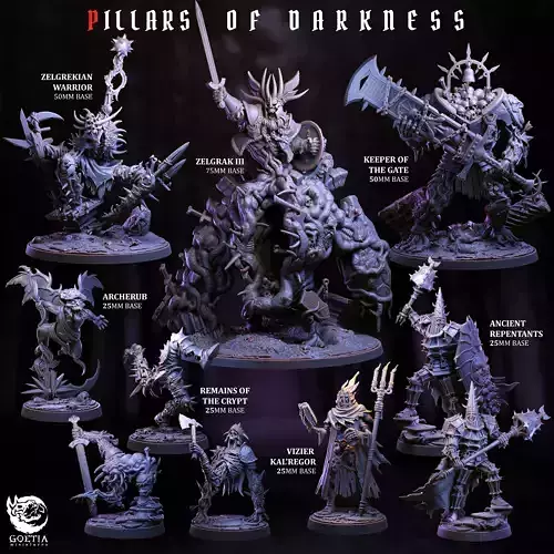 Pillars of Darkness - Complete set