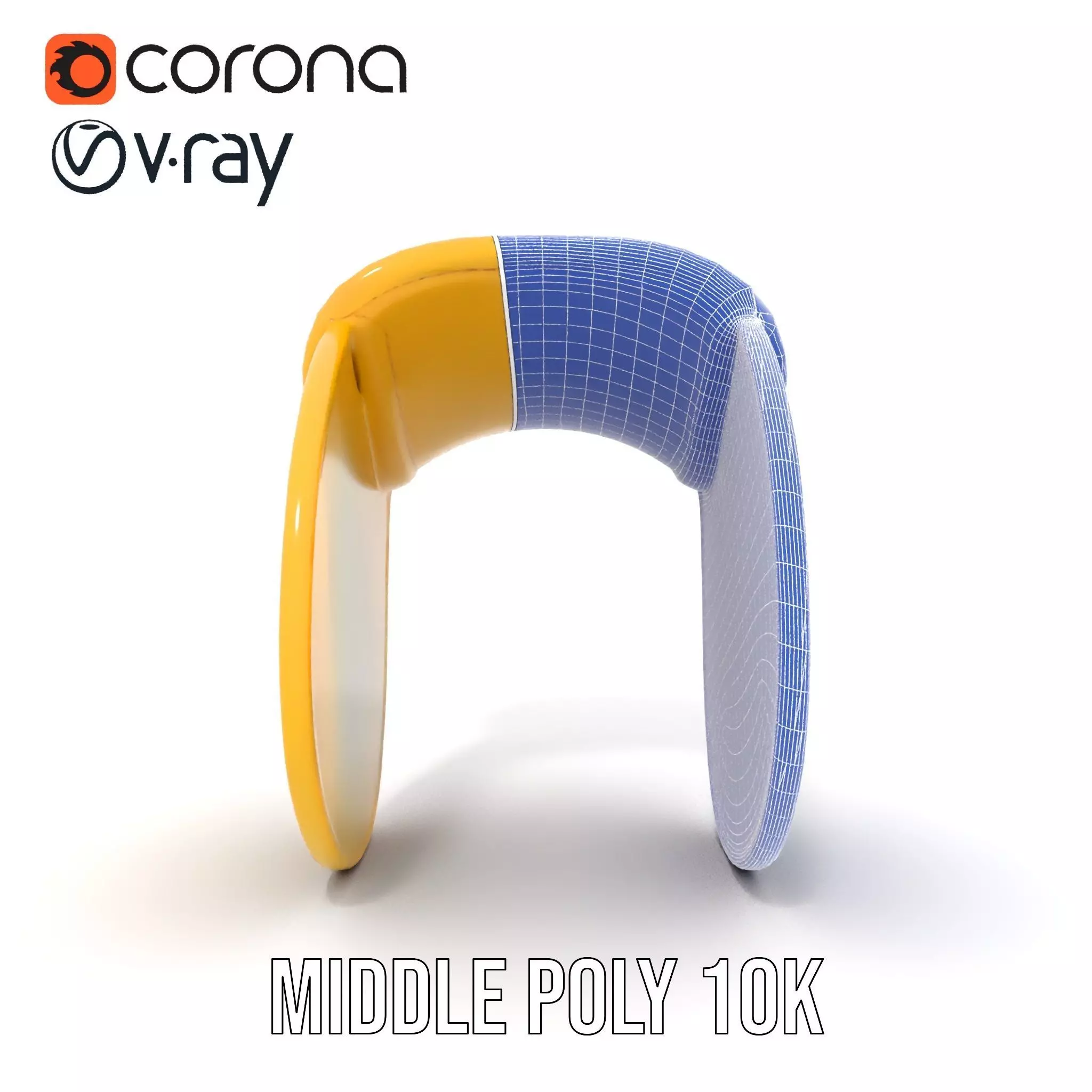 Yellow Saddle Purse model pack Low-poly 3D model_13