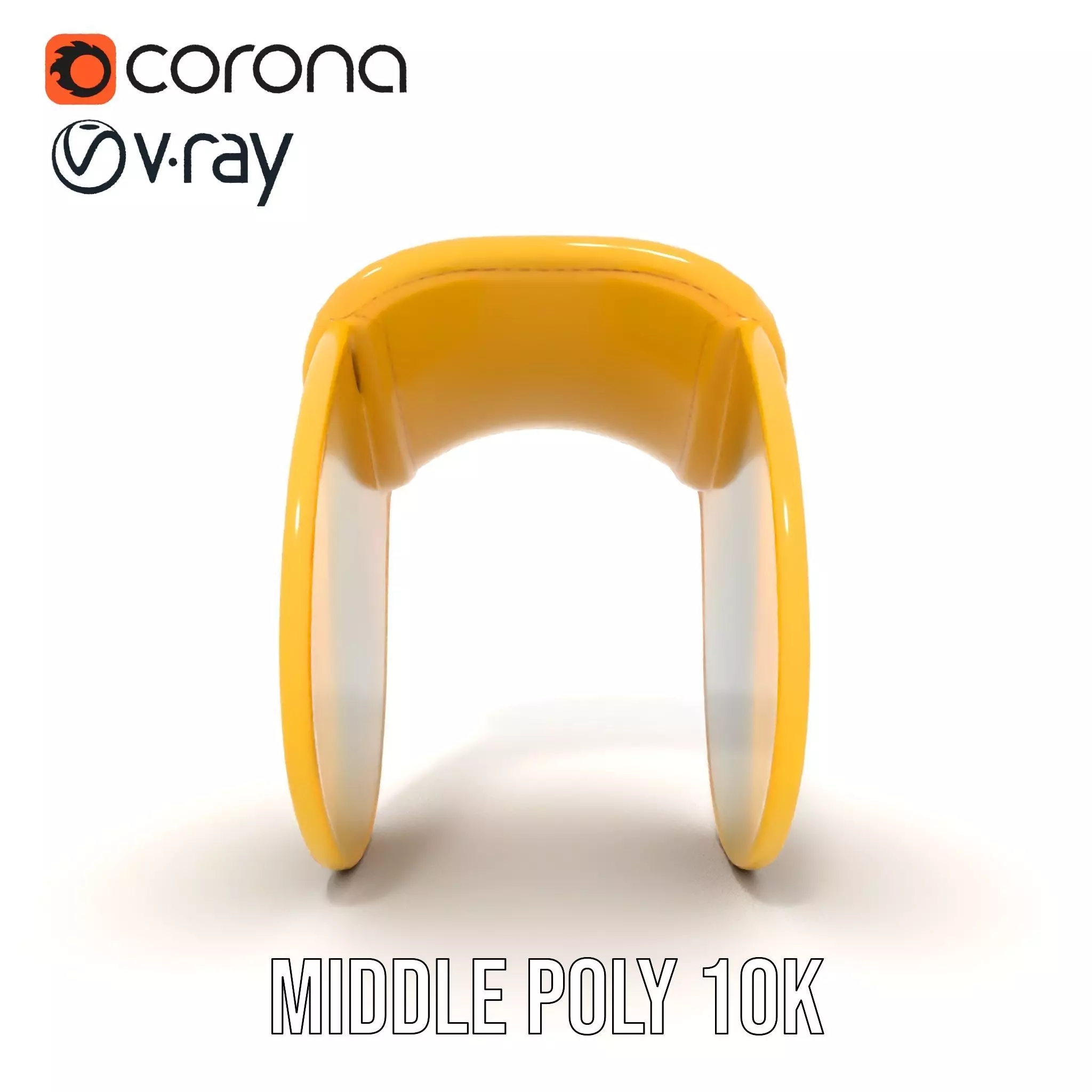 Yellow Saddle Purse model pack Low-poly 3D model_5