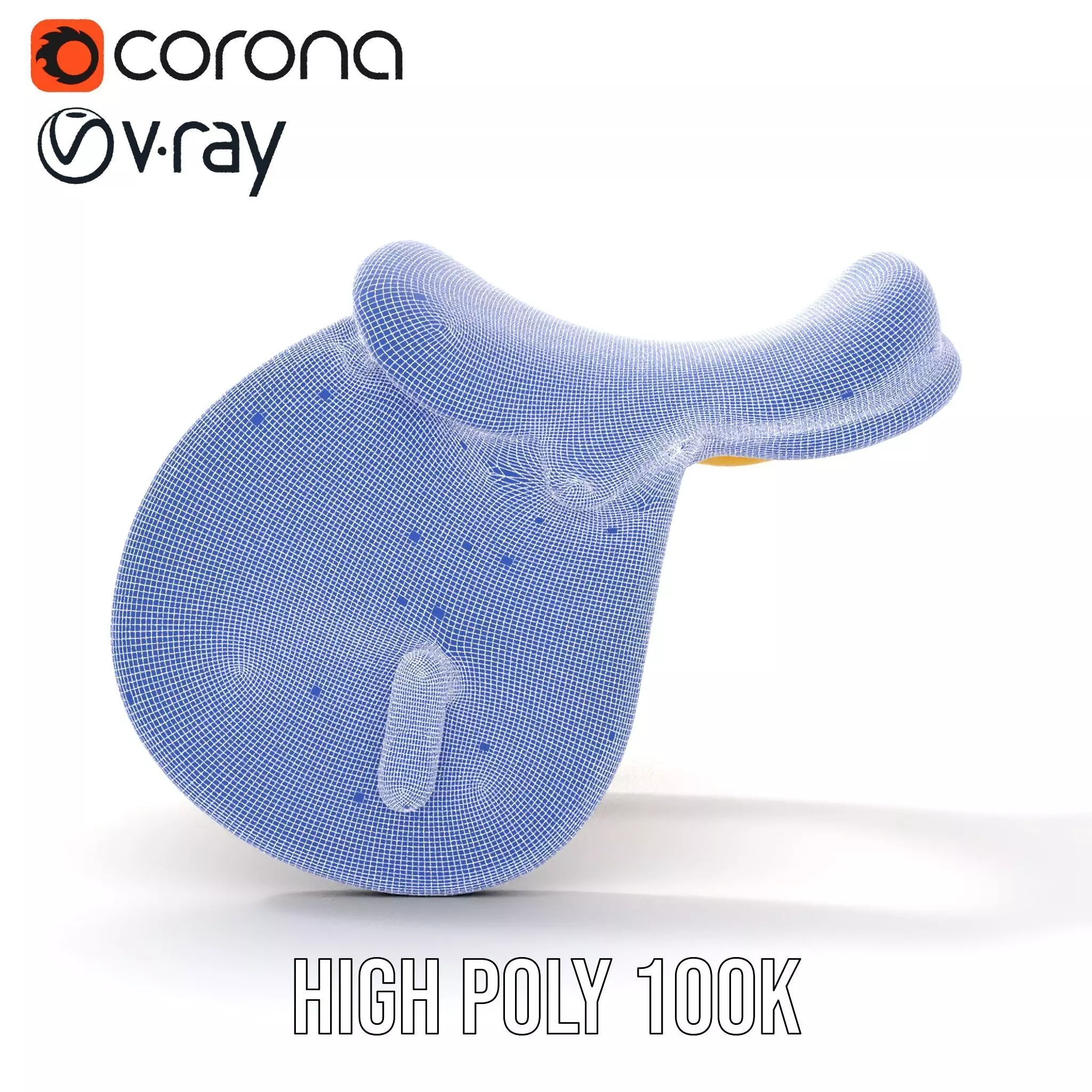 Yellow Saddle Purse model pack Low-poly 3D model_29