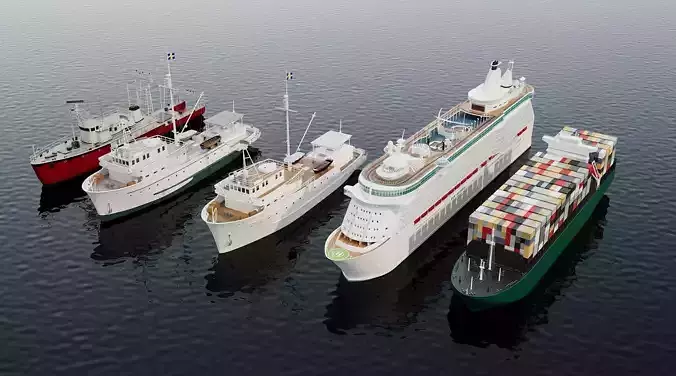 Collection of Realistic Ships 70