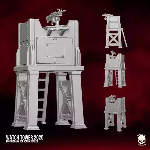 Watch Tower 2025 STL Files For Action Figures
