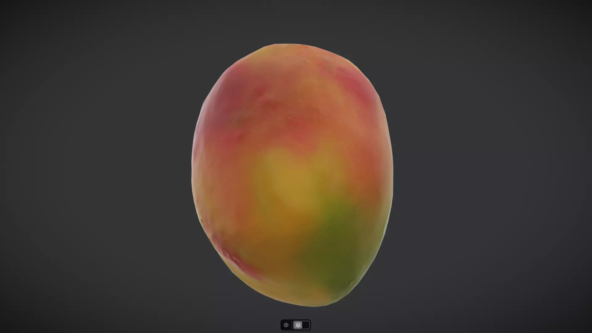 Mango Low-poly 3D model_3