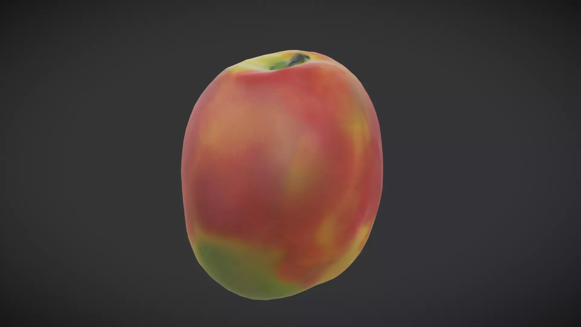 Mango Low-poly 3D model_0