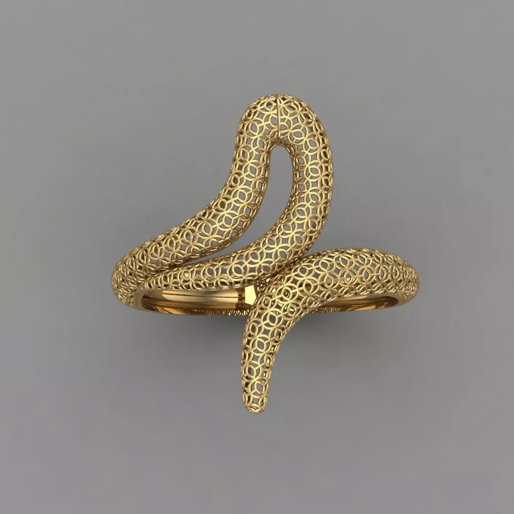 Turkish plain Ring Jewellery Ring 3D print model 3D print model_1