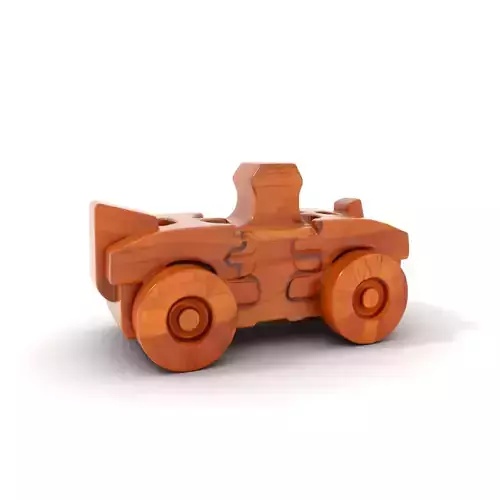 Wooden Puzzle Car model pack