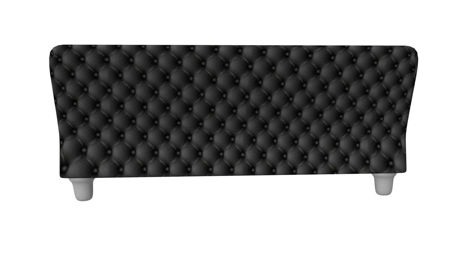 Sofa 3D Model chesterfield loveseat Low-poly 3D model_6