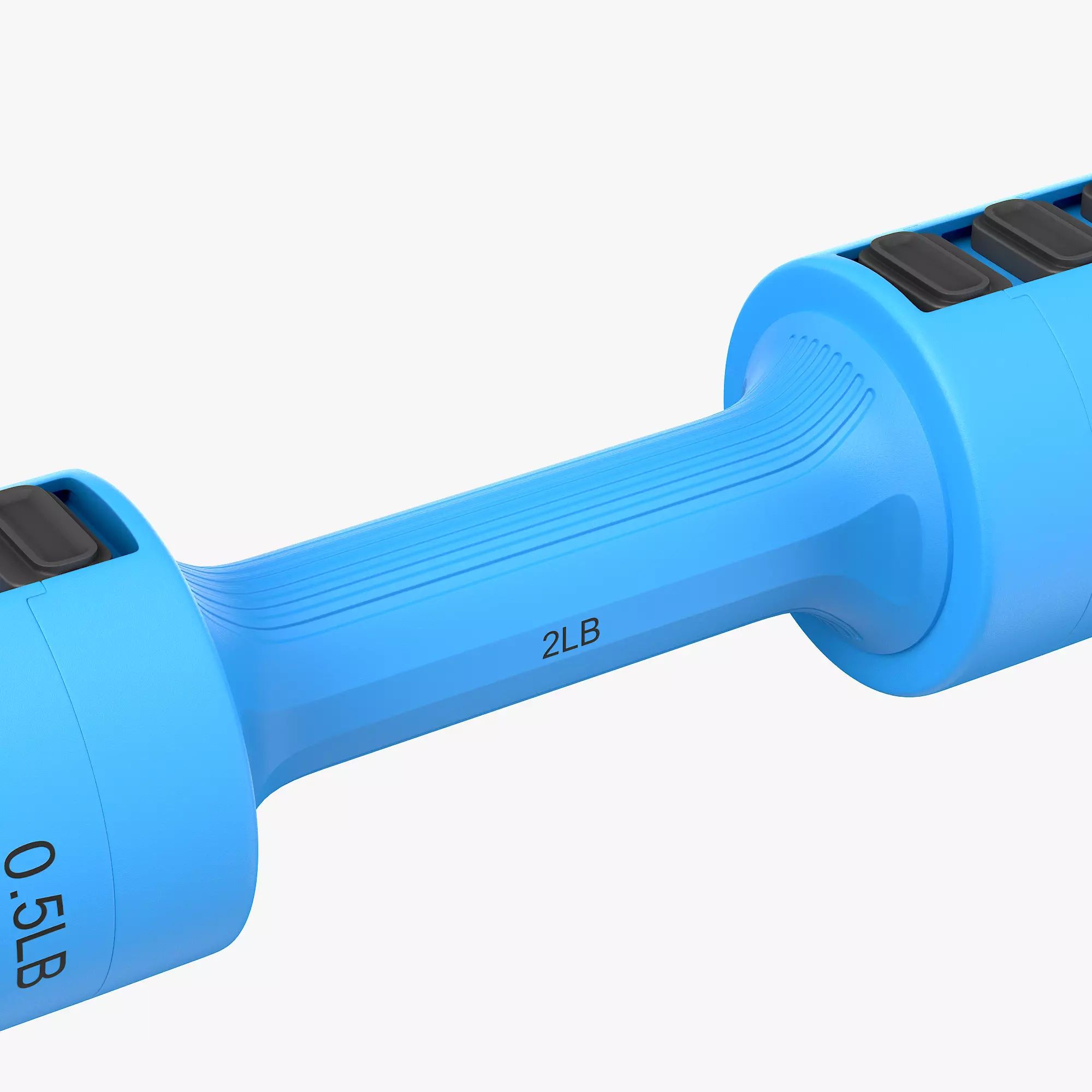 Adjustable Dumbbells Hand Weights Set 3D model_6