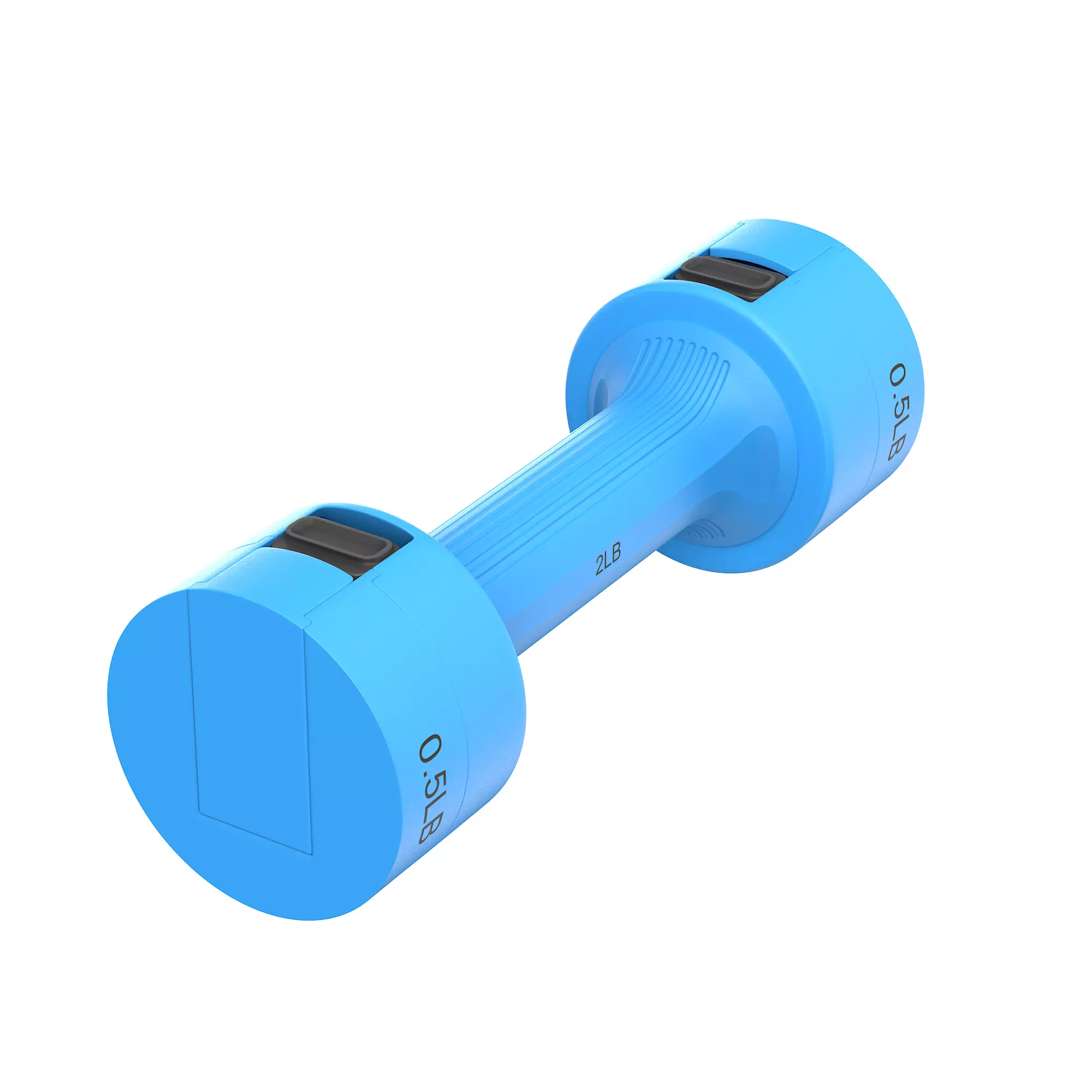 Adjustable Dumbbells Hand Weights Set 3D model_22