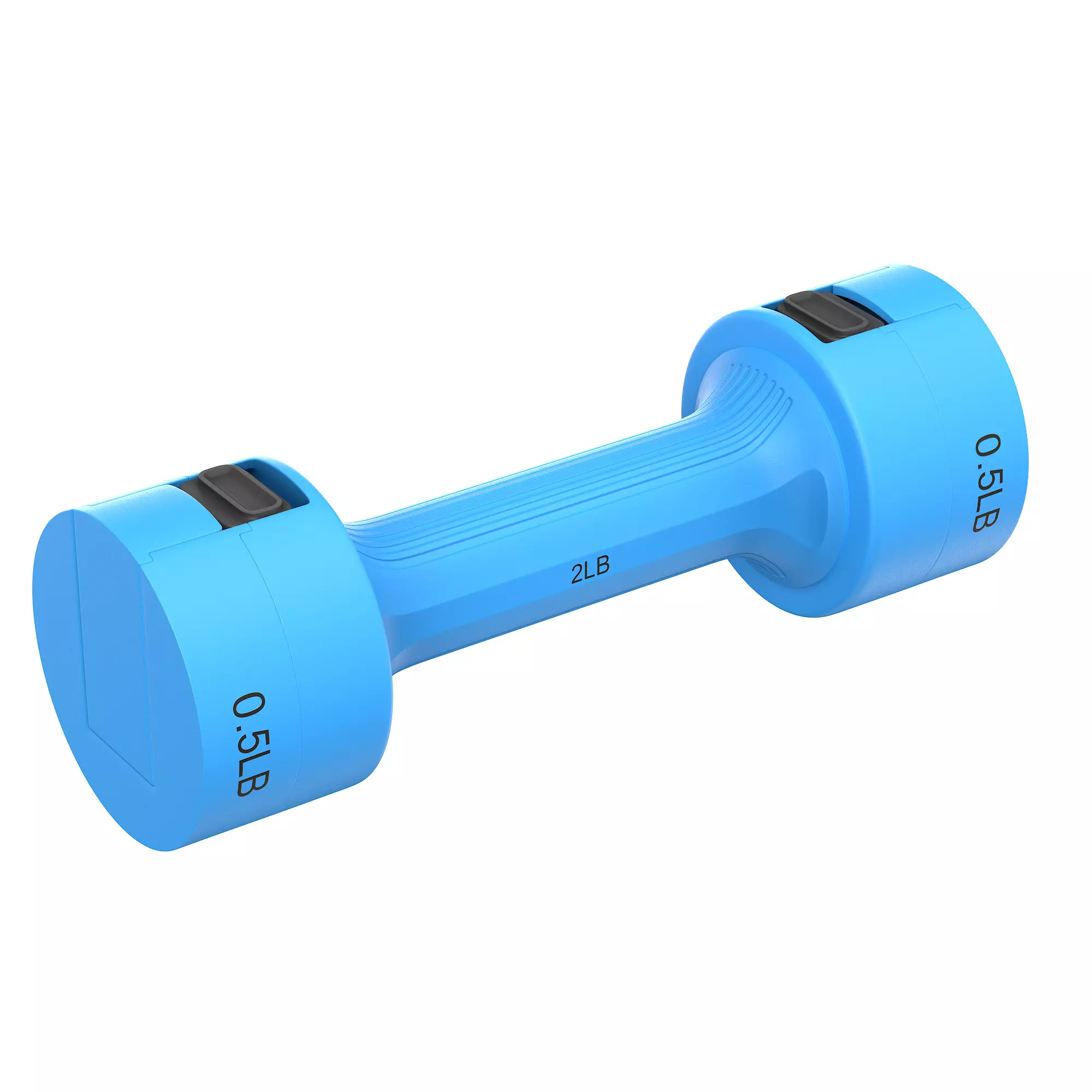 Adjustable Dumbbells Hand Weights Set 3D model_40