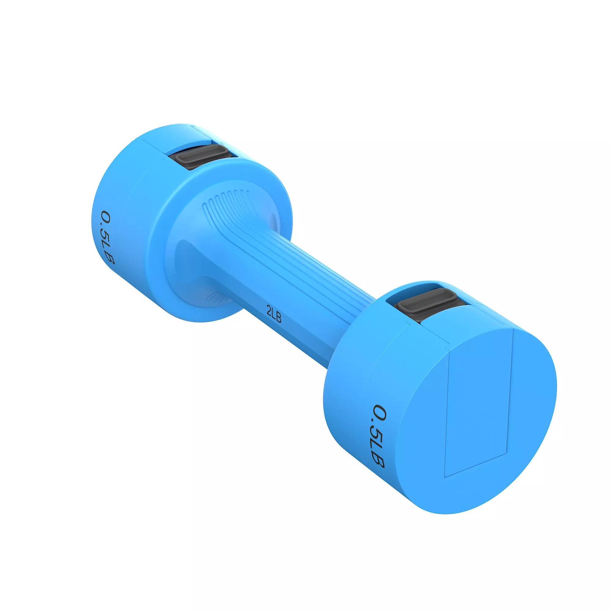 Adjustable Dumbbells Hand Weights Set 3D model_32