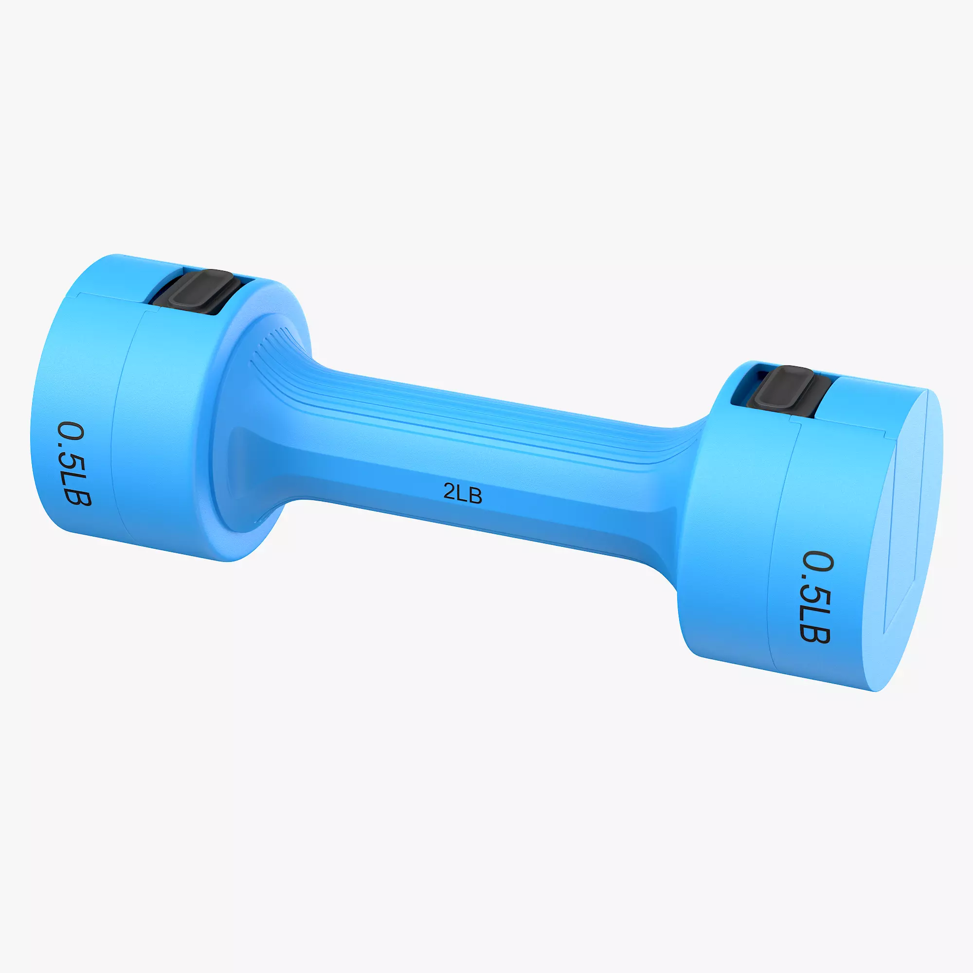 Adjustable Dumbbells Hand Weights Set 3D model_3
