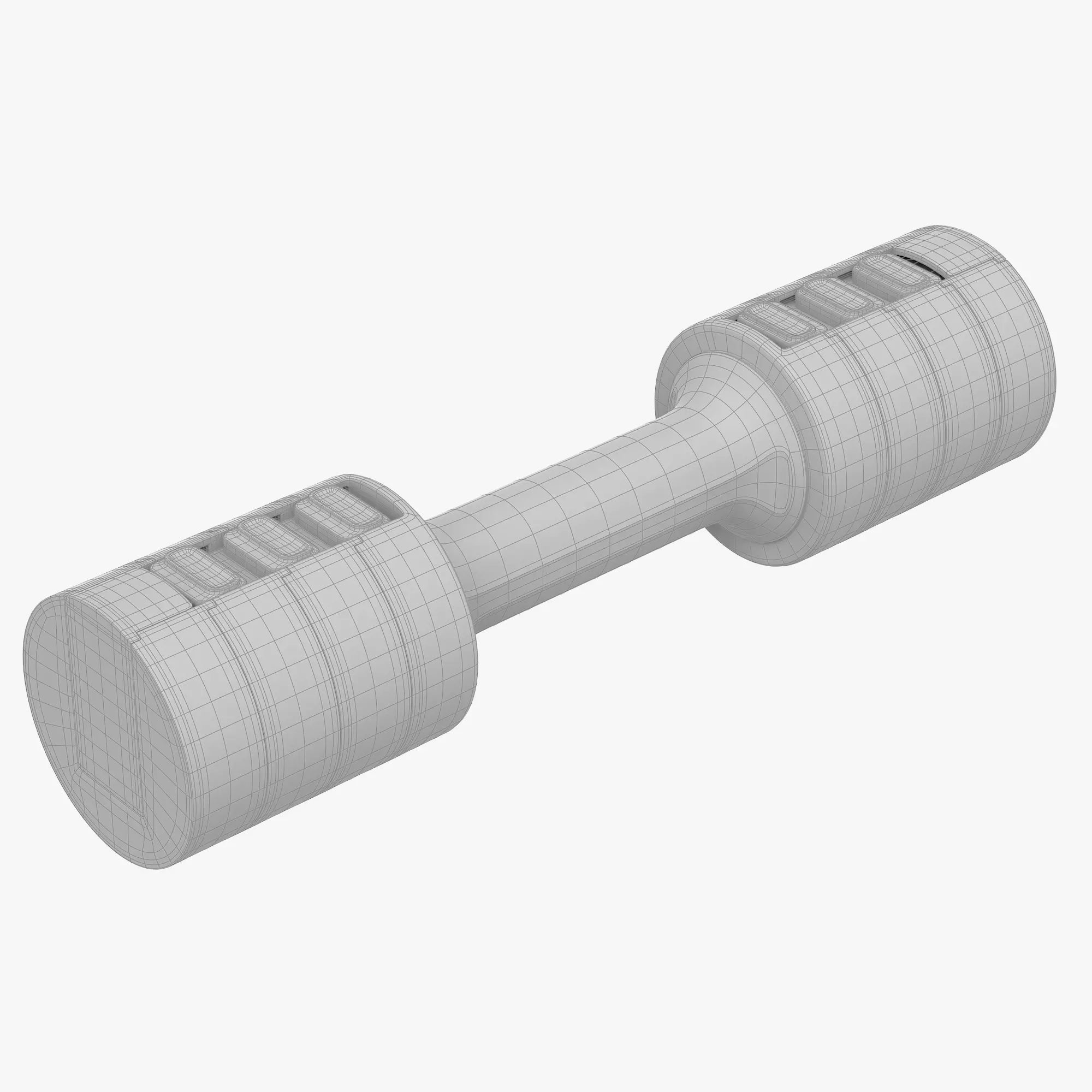 Adjustable Dumbbells Hand Weights Set 3D model_7