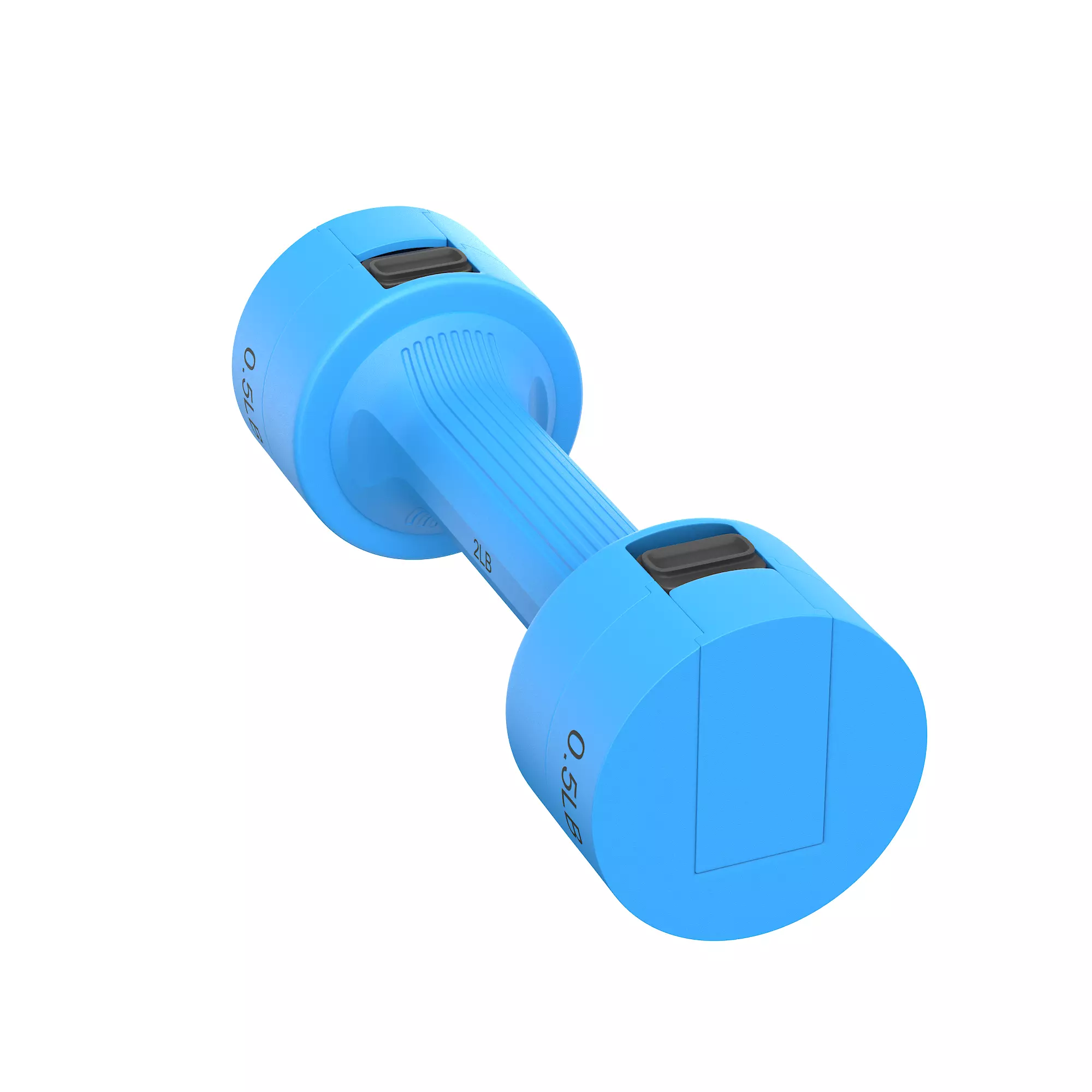 Adjustable Dumbbells Hand Weights Set 3D model_17