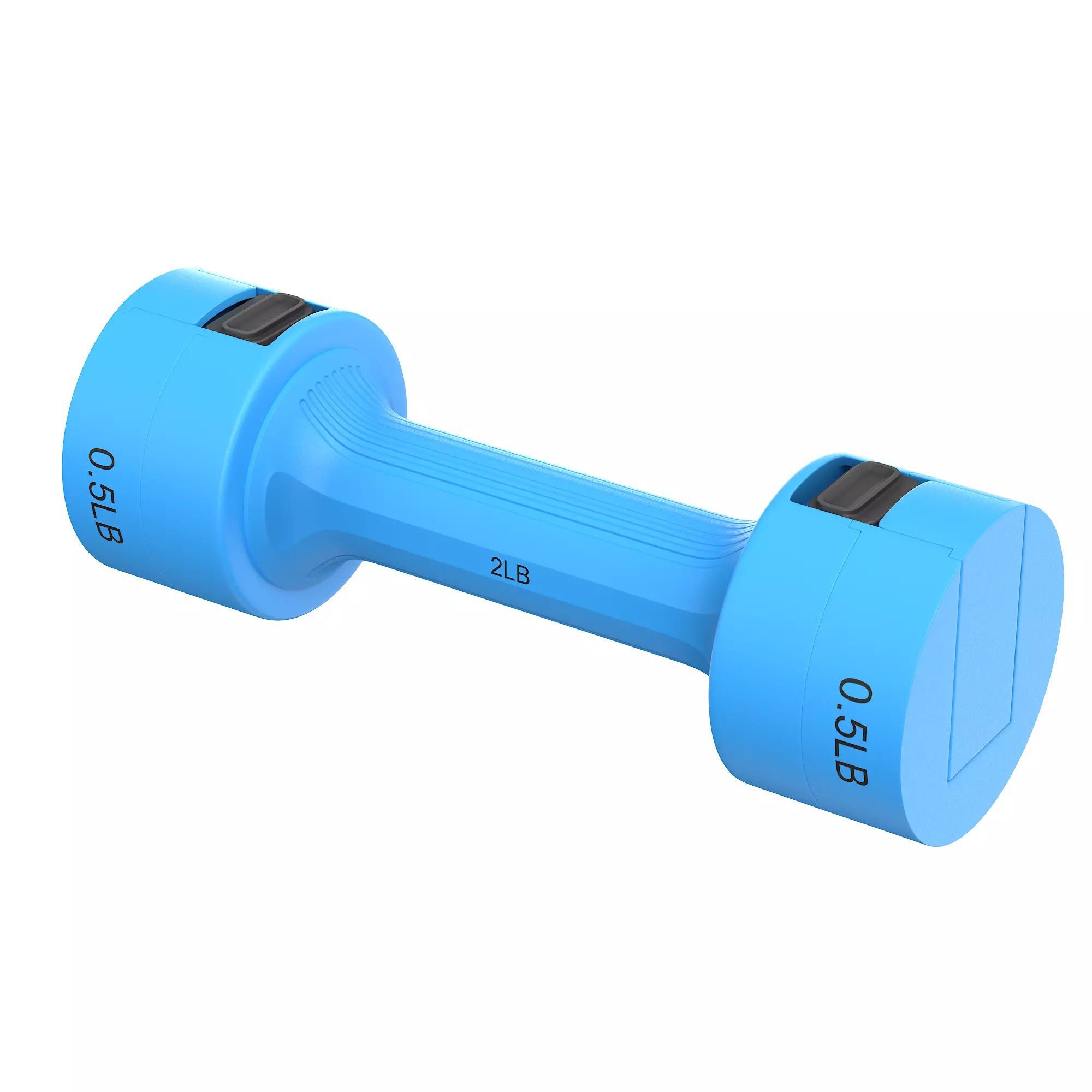 Adjustable Dumbbells Hand Weights Set 3D model_14