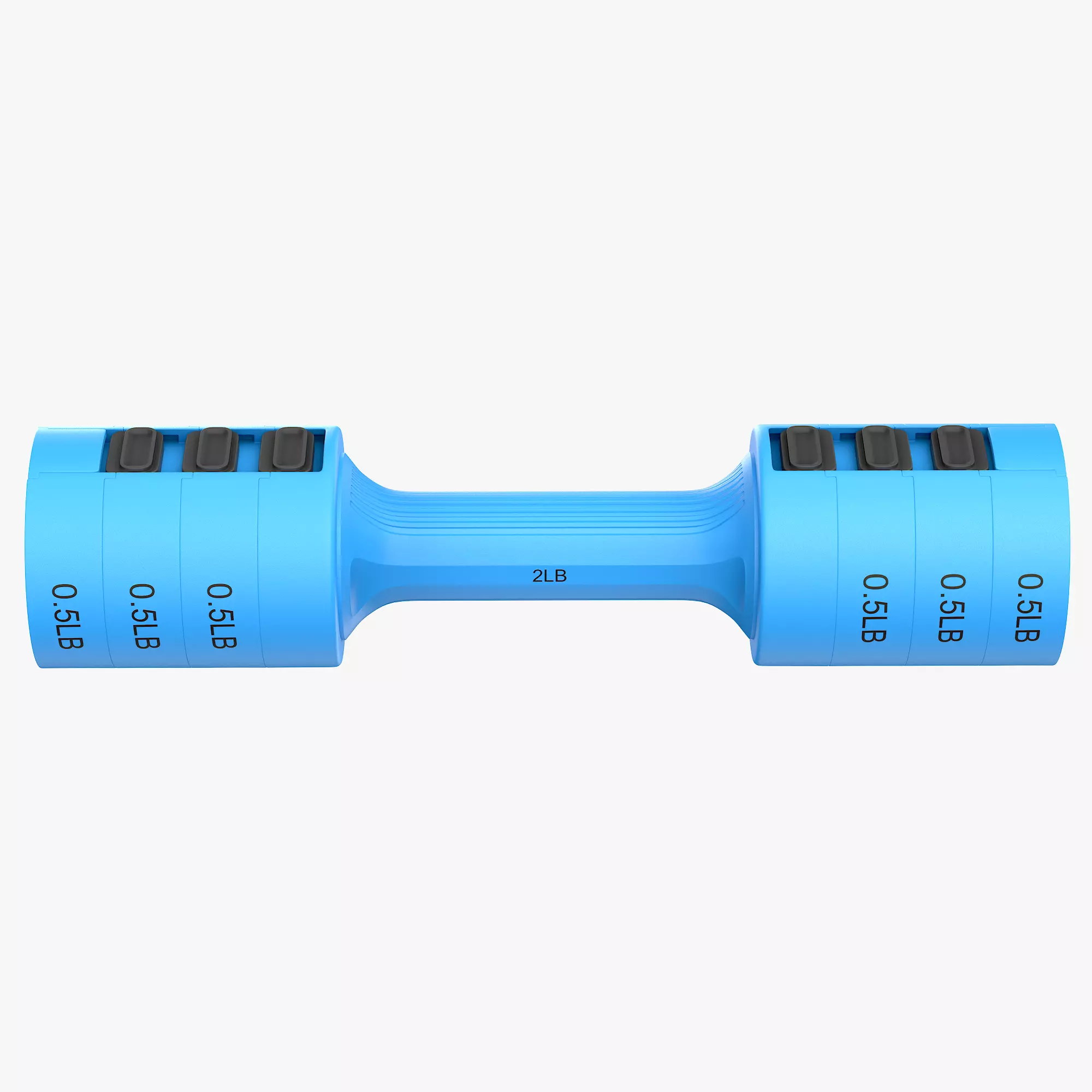 Adjustable Dumbbells Hand Weights Set 3D model_4