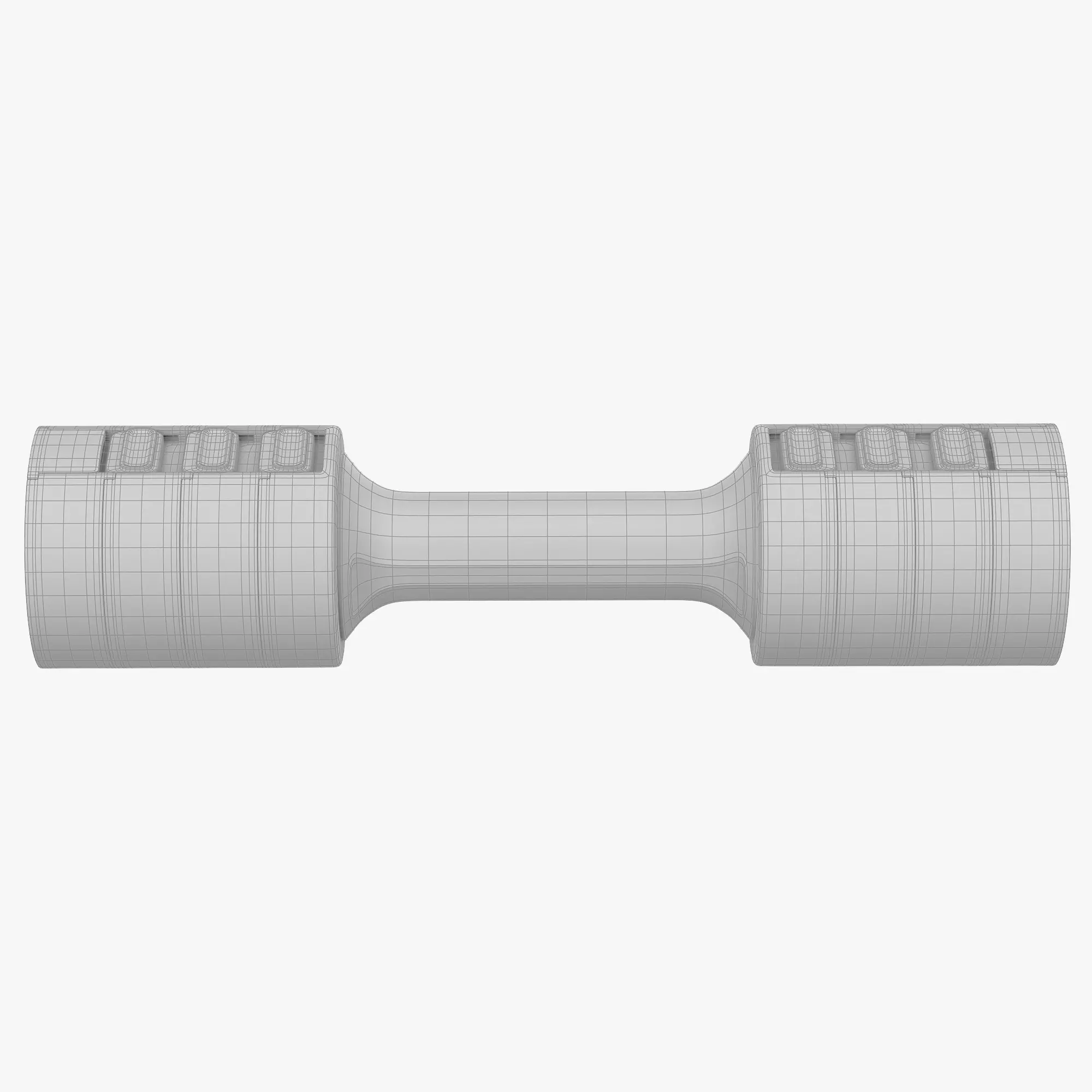 Adjustable Dumbbells Hand Weights Set 3D model_8