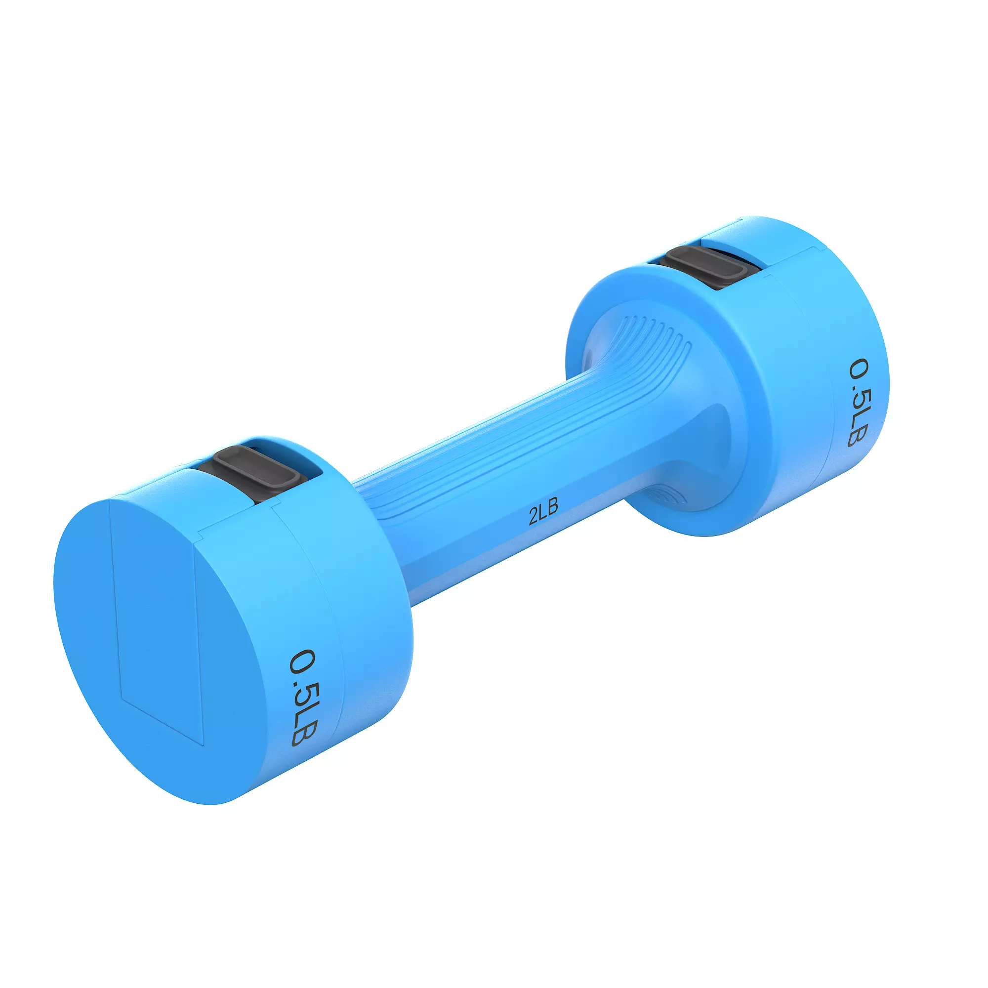 Adjustable Dumbbells Hand Weights Set 3D model_39