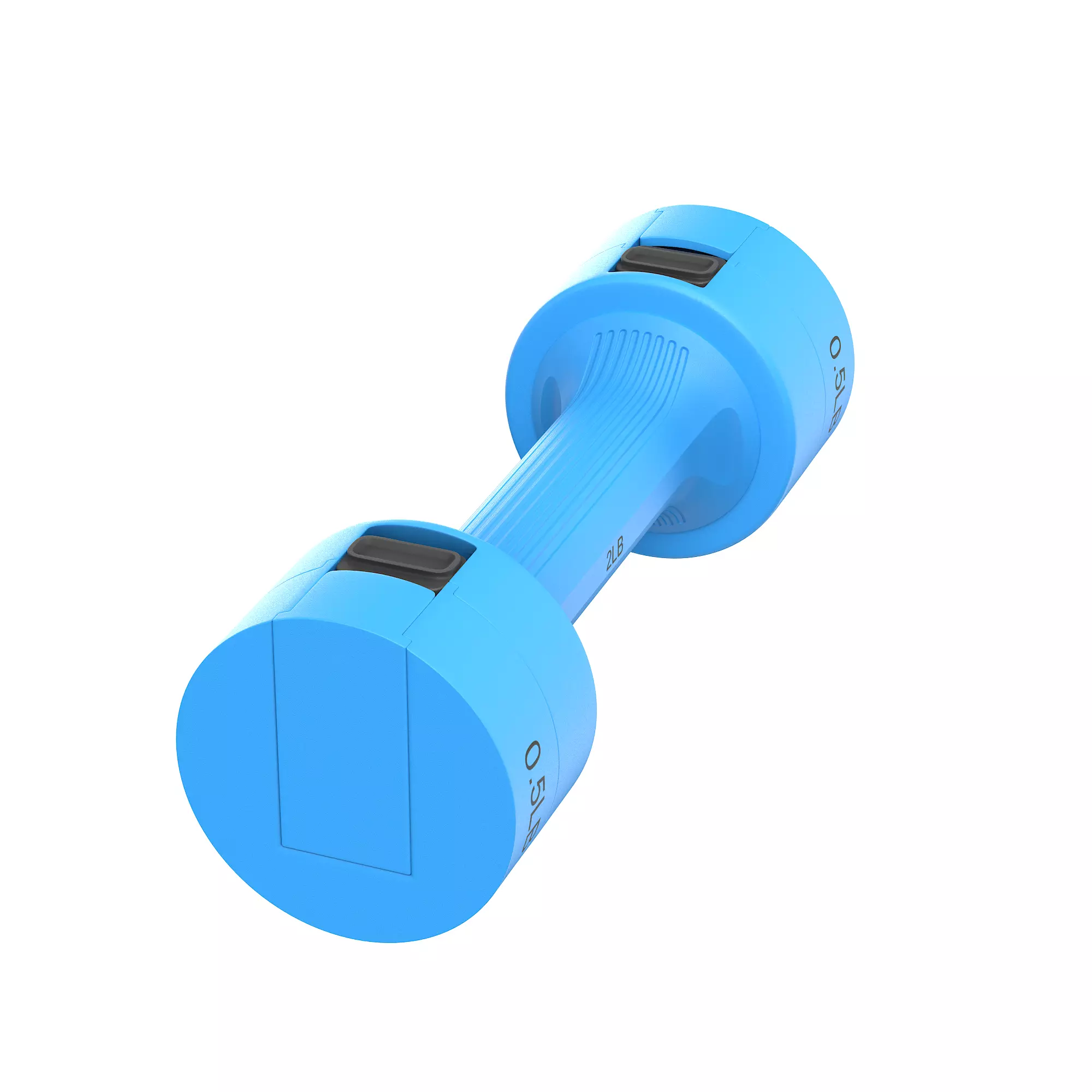 Adjustable Dumbbells Hand Weights Set 3D model_37