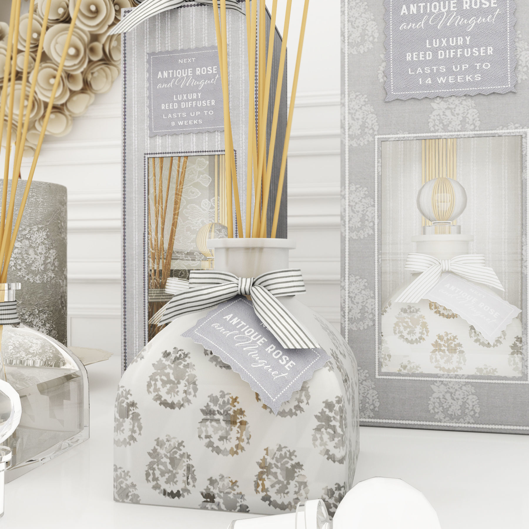 Next Antique Rose Muguet Home Fragrance Collection 3D model_1