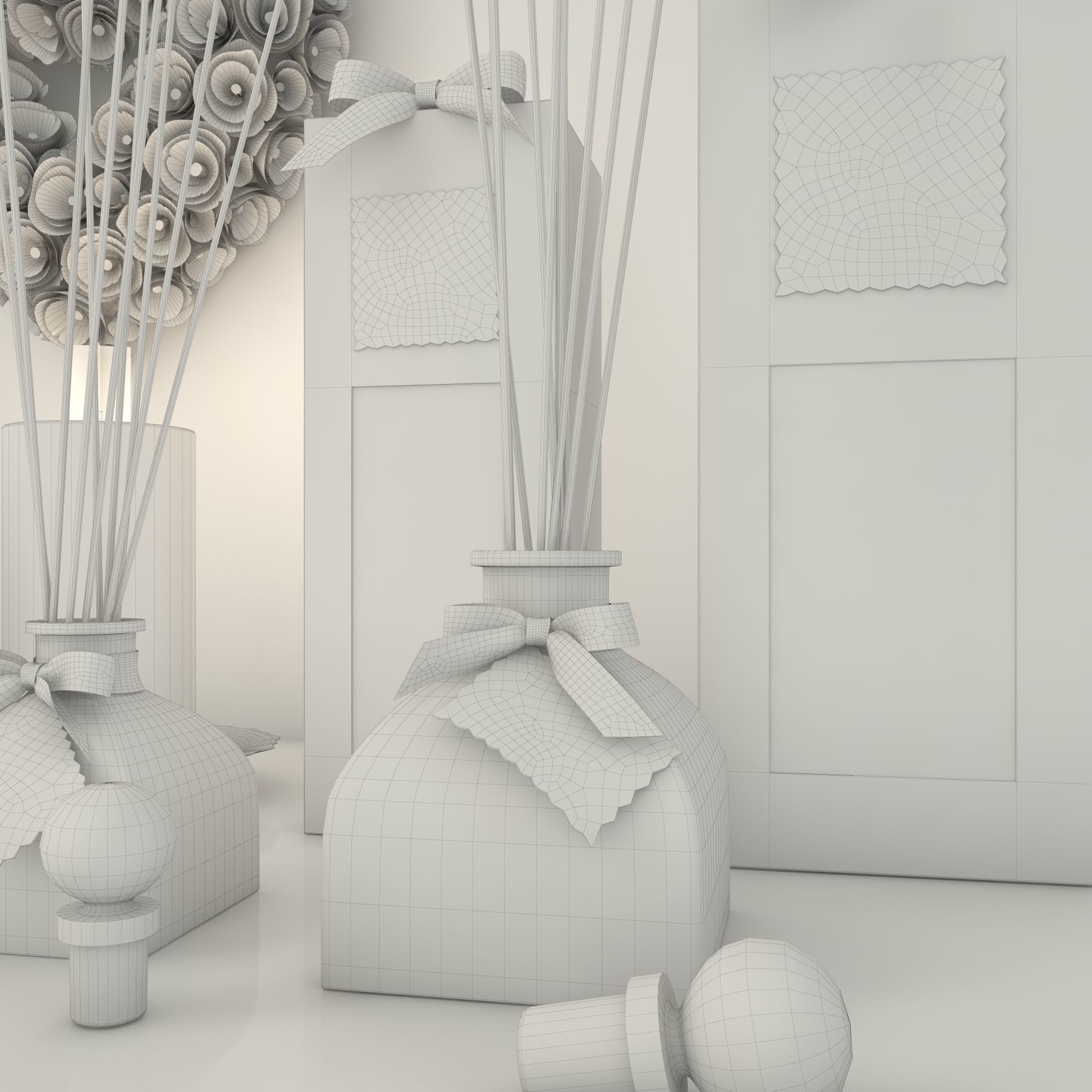 Next Antique Rose Muguet Home Fragrance Collection 3D model_6