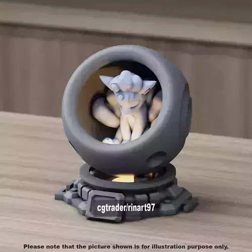 Alolan Vulpix healing machine pods