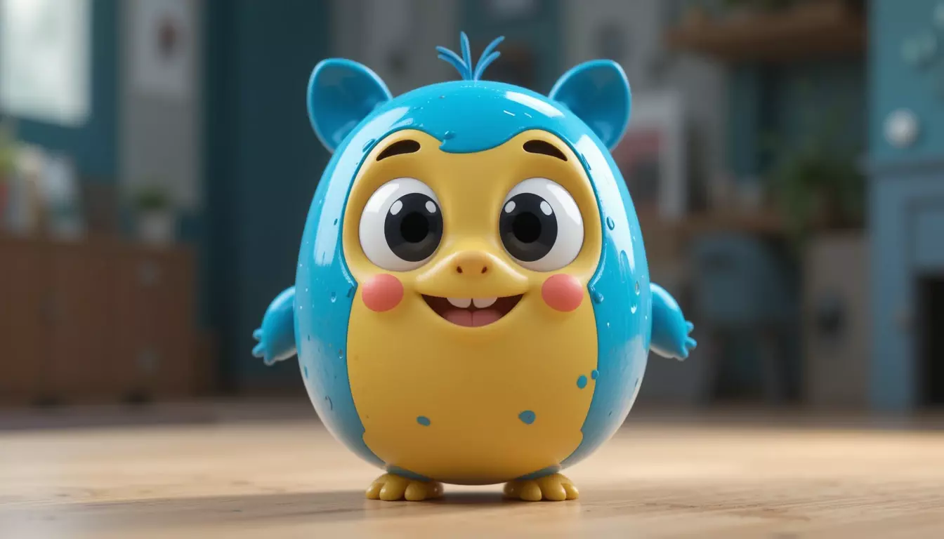 Cute Toy Character 3D Model Cartoon Printable 3D print model_0