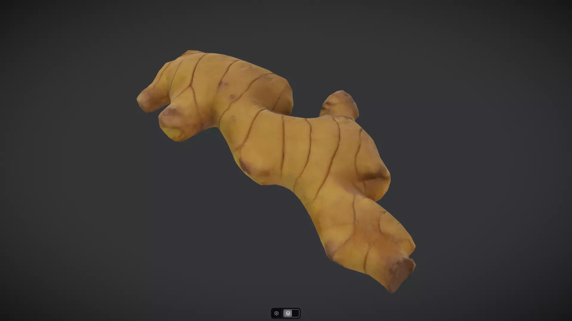 Ginger Low-poly 3D model_5