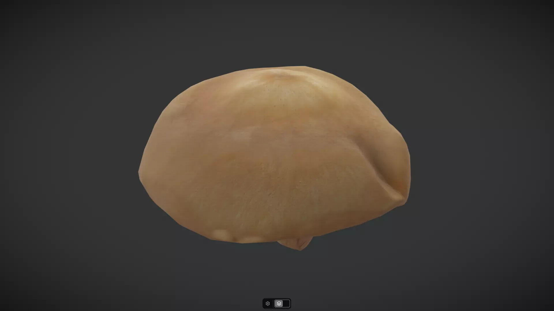 Shiitake Low-poly 3D model_5