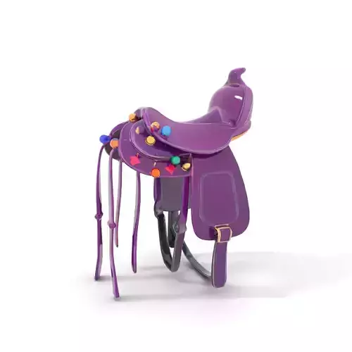 Vibrant Purple Saddle model pack