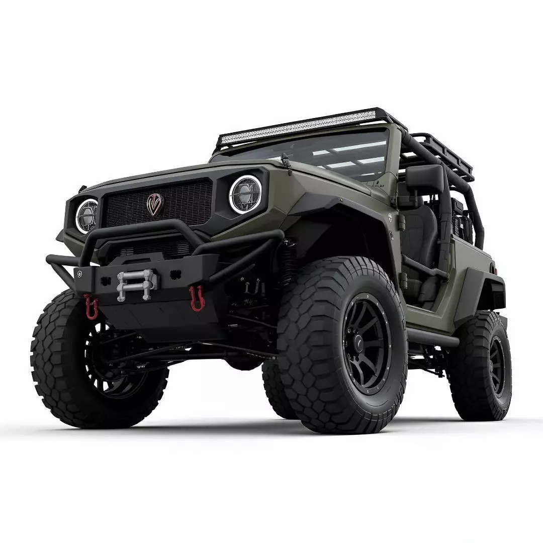 Heavy Duty Off Road SUV 3D Model 3D model_0