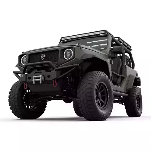 Heavy Duty Off Road SUV 3D Model 3D model