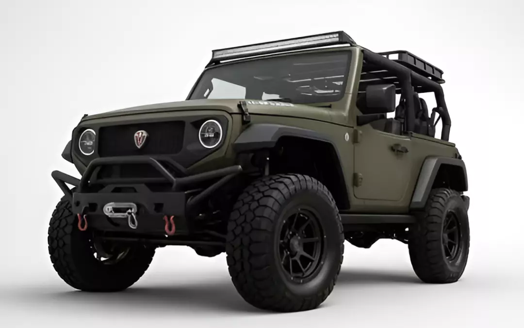 Heavy Duty Off Road SUV 3D Model 3D model_4