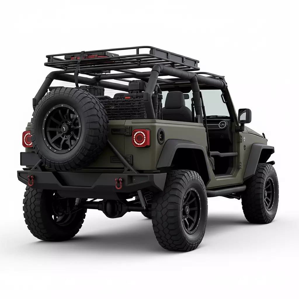 Heavy Duty Off Road SUV 3D Model 3D model_6