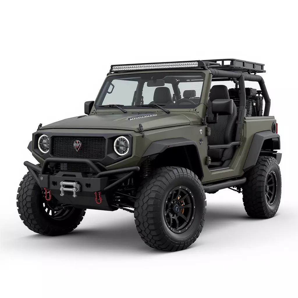 Heavy Duty Off Road SUV 3D Model 3D model_3