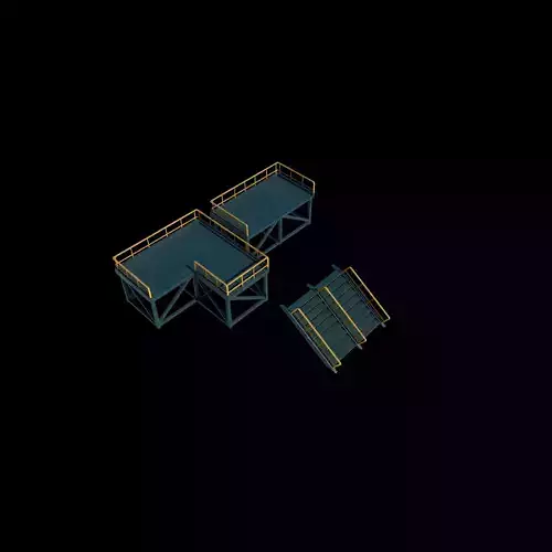 Industrial Platform 3D model