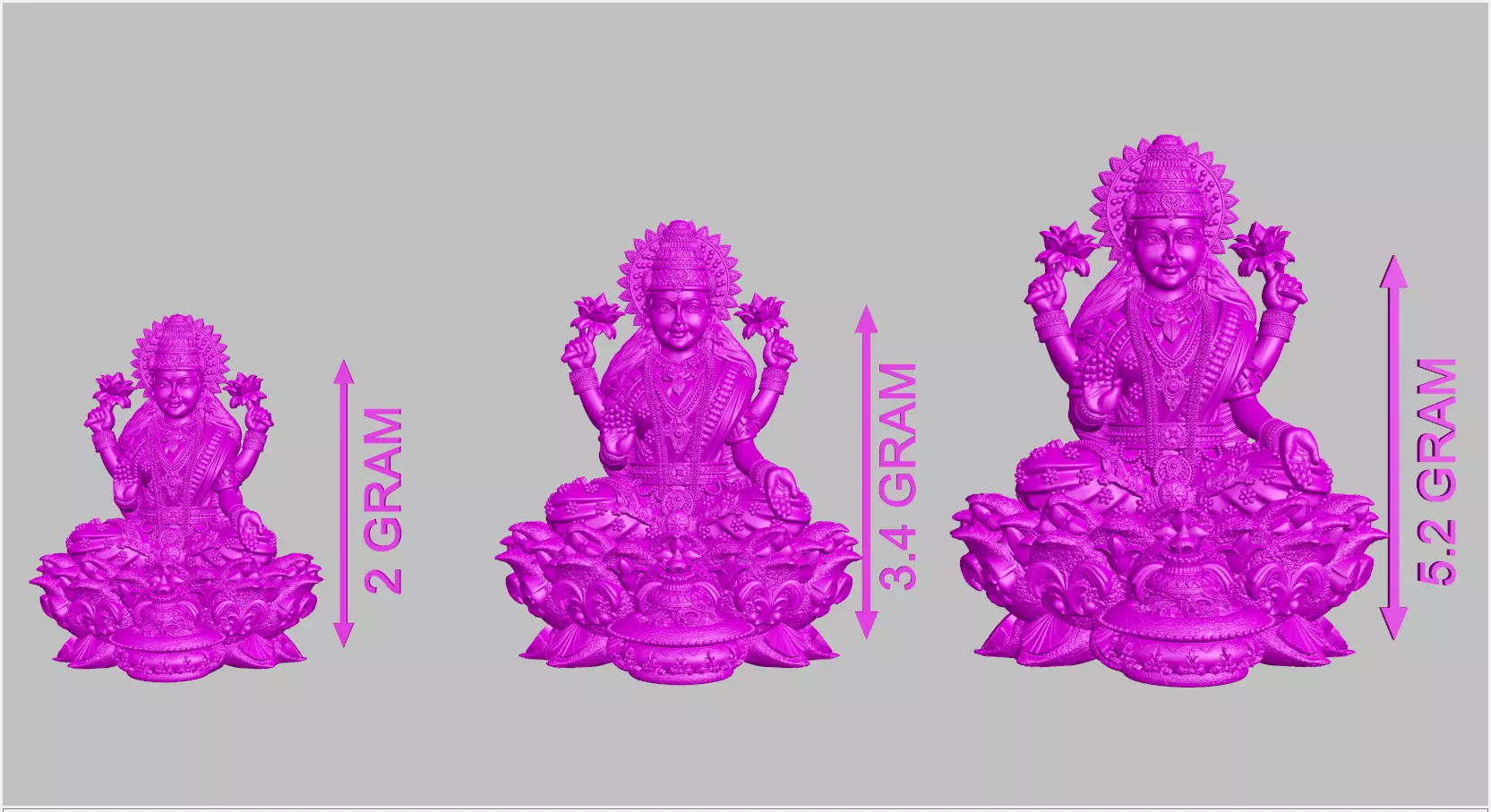 new 50 laxmi lot  3D print model_8