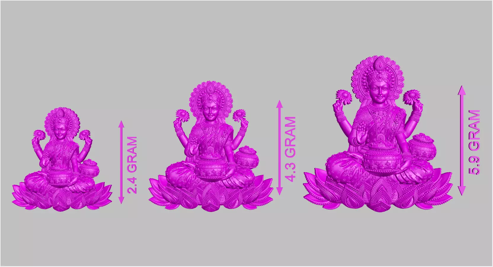 new 50 laxmi lot  3D print model_9