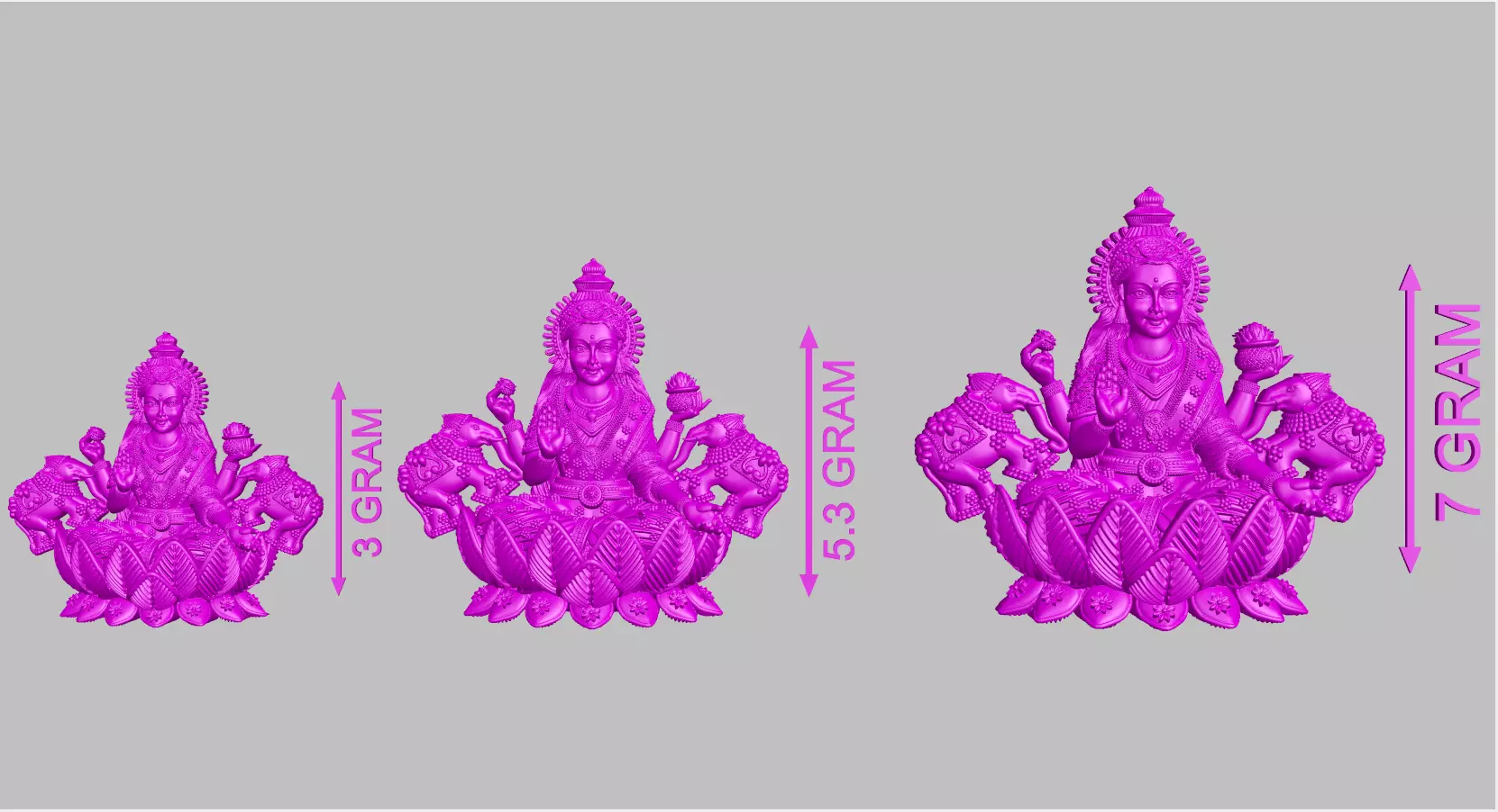 new 50 laxmi lot  3D print model_10